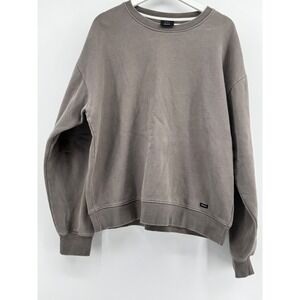 RVCA Men's Grey Crewneck Sweatshirt